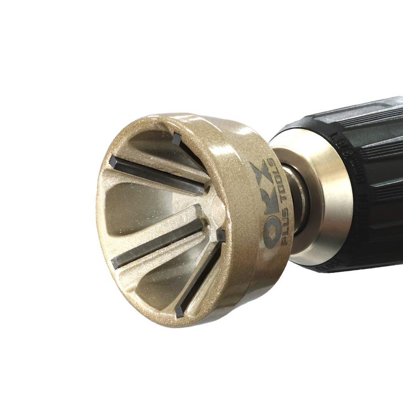 ORX PLUS TOOLS ORXPLUS Tools Deburring External Chamfer Tool, Tungsten Blade, Deburring Drill Bit, Remove Burr Tools Fits for 1/2"-1 3/8"(13mm-35mm) - Image 4