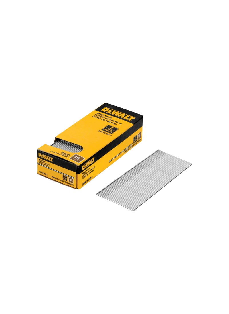DEWALT DEWALT 2 in. 18 Gauge Brad Nails (2,500 PK) (DBN18200-2)  - Image 1