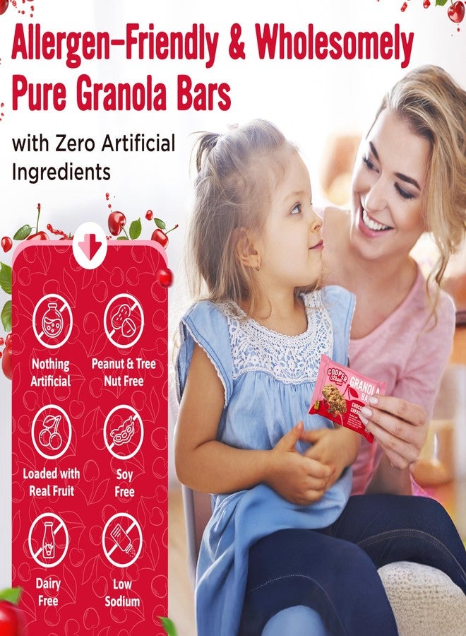 Cooper Street Chocolate Cherry Granola Bakes (48 Count) - Individually Wrapped Soft and Chewy Granola Bars Bulk - Low Sodium, Nut & Dairy Free - Perfect As Healthy Bulk Office or Classroom Snacks - Image 3