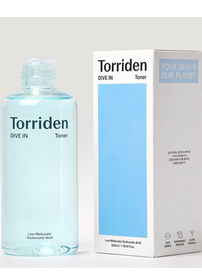 Torriden - DIVE-IN Low Molecule Hyaluronic Acid Toner 300ml