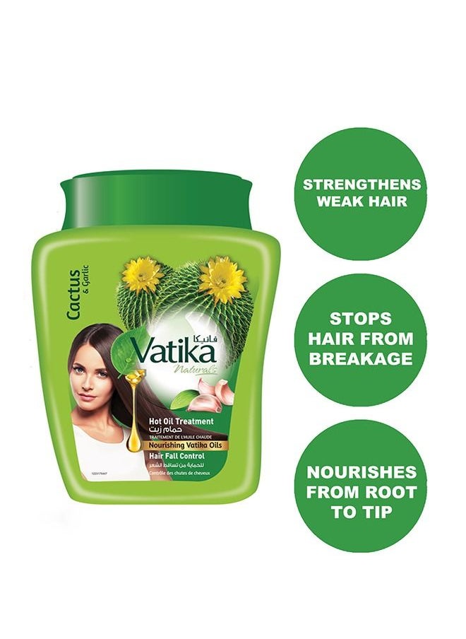Vatika Naturals - Vatika Naturals Hammam Zaith Hot Oil Treatment| Natural Extracts of Coconut, Garlic And Cactus| For Hair Fall Control - 1 kg - Image 1