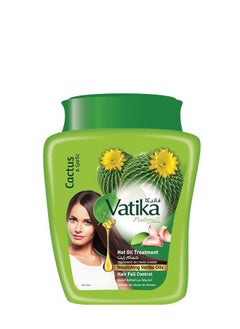 Vatika Naturals Hammam Zaith Hot Oil Treatment| Natural Extracts of Coconut, Garlic And Cactus| For Hair Fall Control - 1 kg