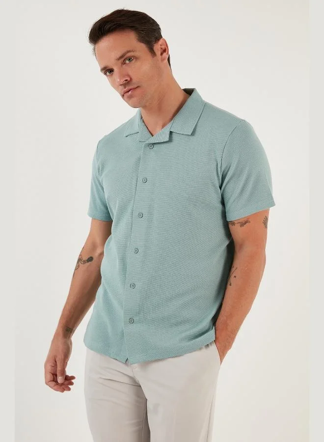 Buratti Buratti Cotton Regular Fit Short Sleeve Shirt Men's SHIRT 5902640