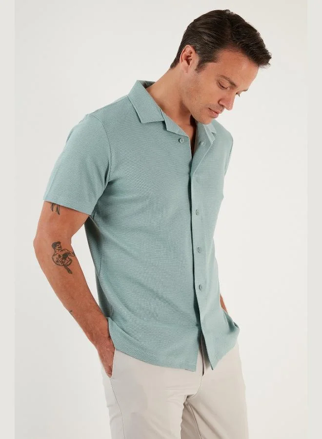 Buratti  Buratti Cotton Regular Fit Short Sleeve Shirt Men's SHIRT 5902640 for Men | Best Price UAE