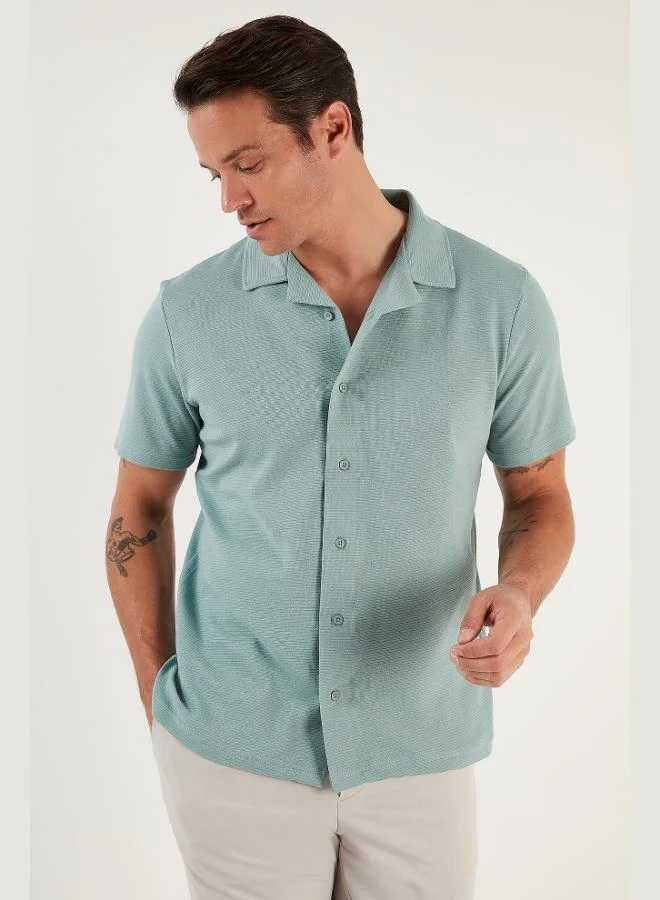 Buratti  Buratti Cotton Regular Fit Short Sleeve Shirt Men's SHIRT 5902640 for Men | Best Price UAE