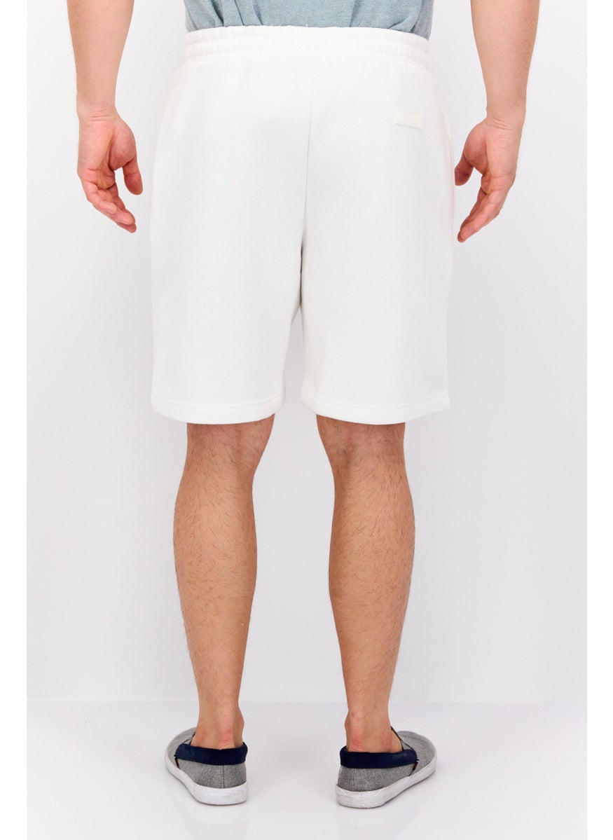 Men Brand Logo Drawstring Basic Shorts, White - pzsku/ZE727011C92969034199EZ/45/_/1740485981/79a4724d-4761-4768-af35-c94412e82e12