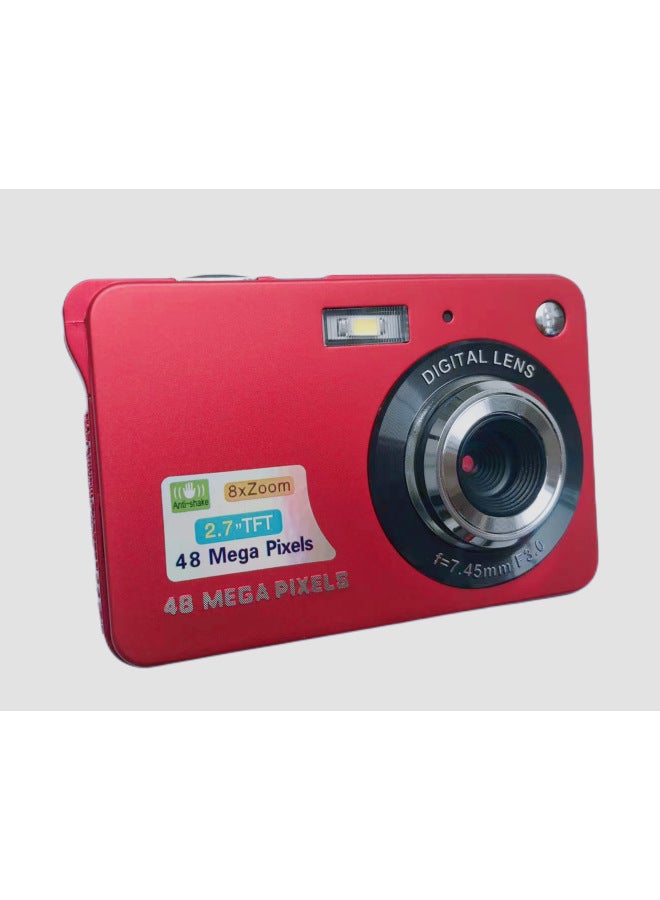 Neutral English Version 48 Million Pixel Hd Ordinary Digital Camera Xd-k09 Home Self-timer Card Machine - Image 2