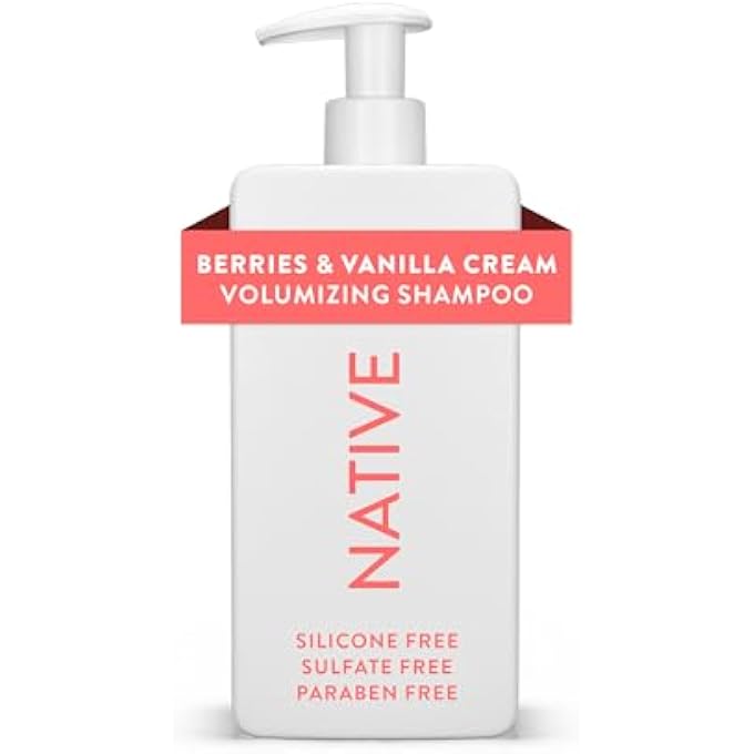 Native Volumizing Shampoo Berries & Vanilla Cream 16.5 fl Oz.