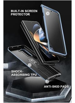 SupCase Unicorn Beetle Case For Galaxy Z Fold 5 5G 2023 Belt Clip With Pen Holder Shockproof Protective Rugged Case With Built In Screen Protector And Kickstand  - Image 5