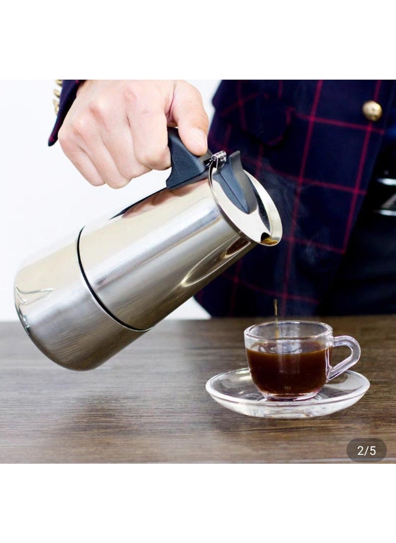 Generic - Turkish and Arabic coffee maker with a capacity of 4 cups - elegant design and a comfortable heat-resistant handle - fast performance and safe control for perfect preparation every time AB - Image 1