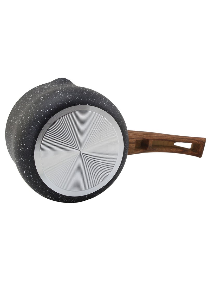Wilson Black Granite Coffee Warmer with Wooden Soft Touch Handle 10cm - Image 3