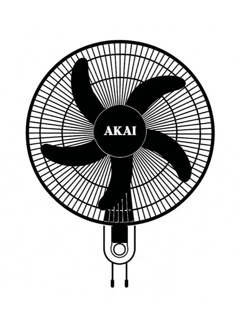 Wall Fan 18 Inch 5 Blades Ak-18wa 55 W ak-18wa Multicolour
