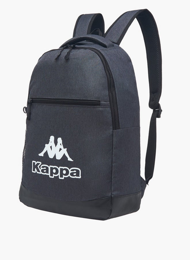 Kappa Boys Logo Print School Backpack and Pencil Pouch Set - 46x30x14 cm - Image 3