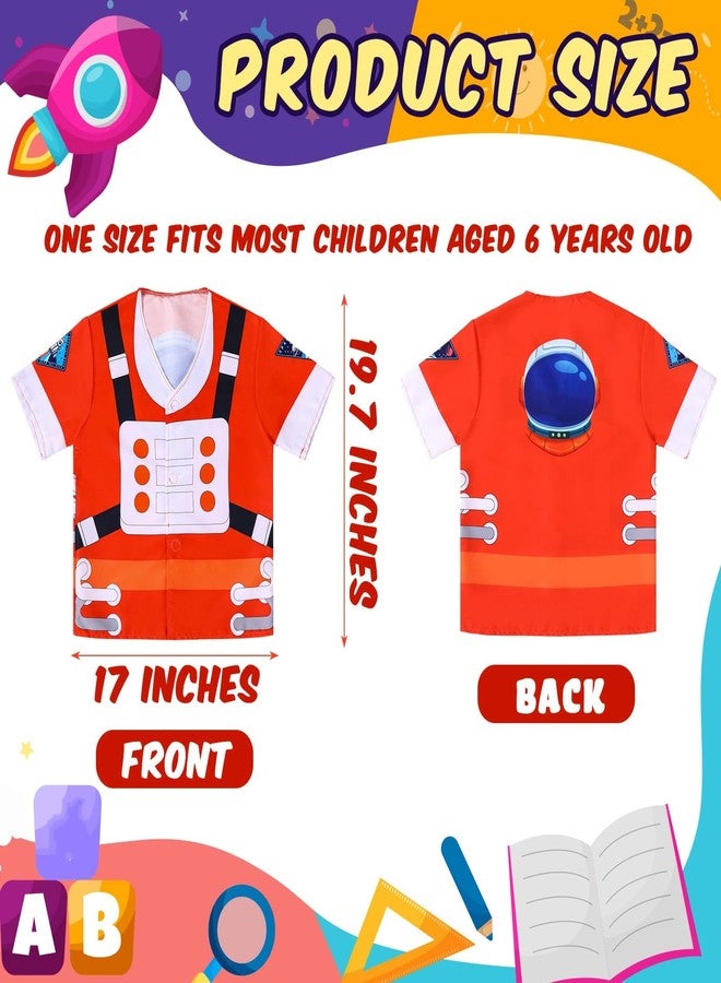 Jiuguva 12 Pcs Dress up Clothes for Kids Role Play Costume for Cosplay Career Costumes Astronaut Construction Worker Racer Engineer Pirate Painter Train Conductor Postman Pilot Barber Referee - Image 3
