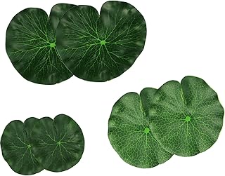 Lightingsky Lightingsky Artificial Floating Foam Lotus Leaves Artificial Foliage Pond Decor (18cm+15cm+10cm, Pack of 6)  - Image 1