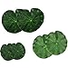 Lightingsky Lightingsky Artificial Floating Foam Lotus Leaves Artificial Foliage Pond Decor (18cm+15cm+10cm, Pack of 6)  - Image 2