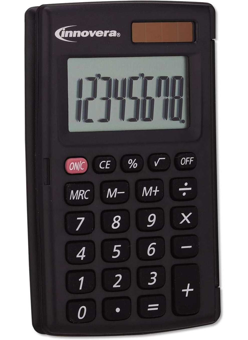 Innovera Innovera 15921 Pocket Calculator with Hard Shell Flip Cover 8Digit LCD  - Image 2