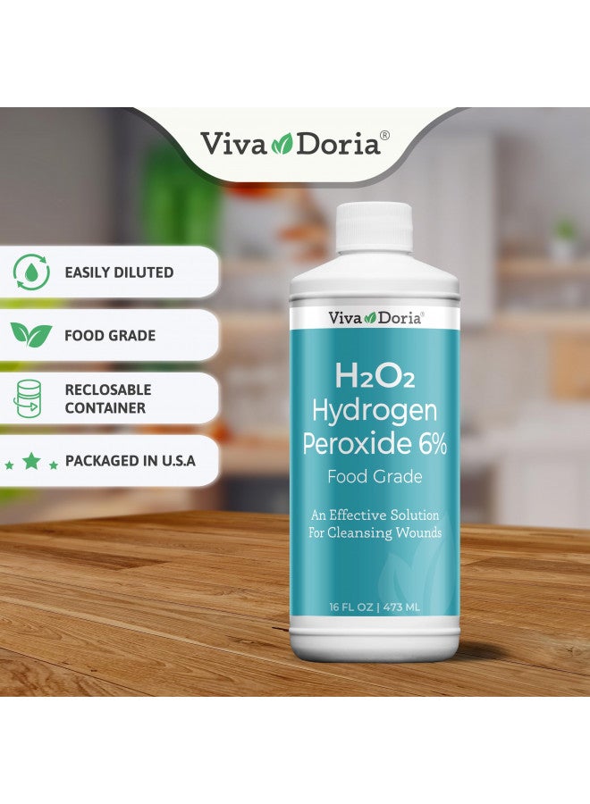 Viva Doria Hydrogen Peroxide 6 Percent, 20 Volume, Food Grade, 16 Fluid Ounce (2 Pack) - Image 2