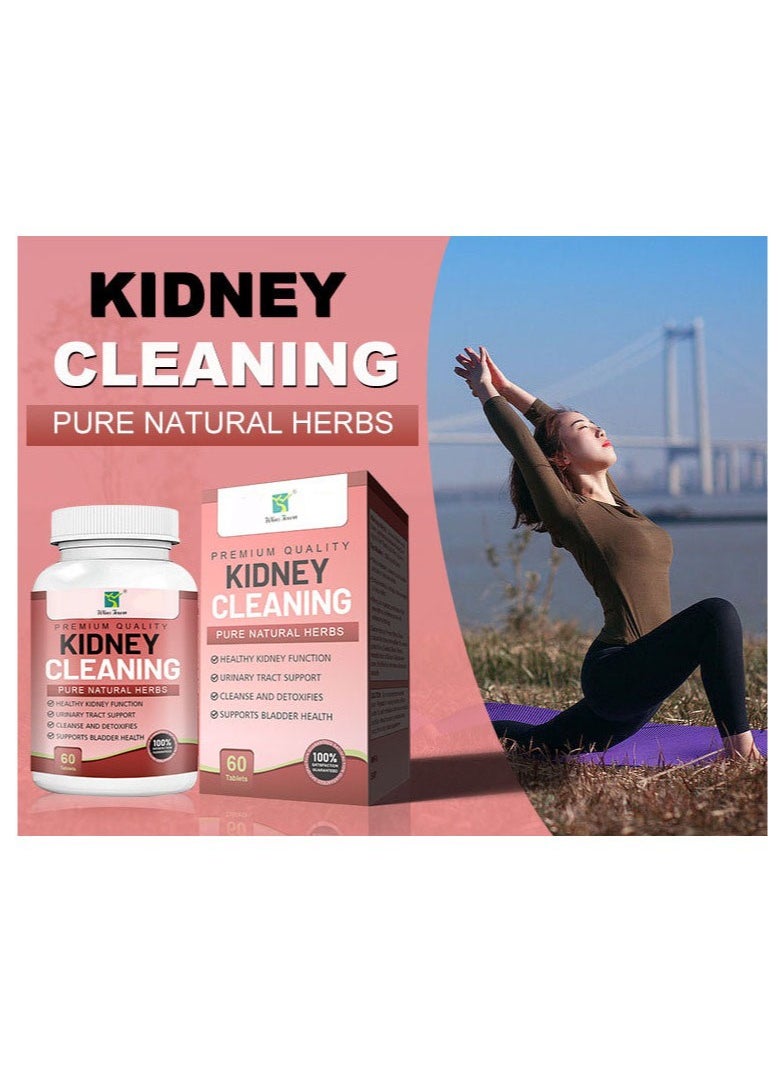 Wins Town - Kidney Cleaning Pure Natural Herbs, Safe Healthy Kidney Cleanse Detox Support Supplement, Small Easy To Take Kidney Support Tablets For Urinary Tract, Bladder And Kidneys - Image 1