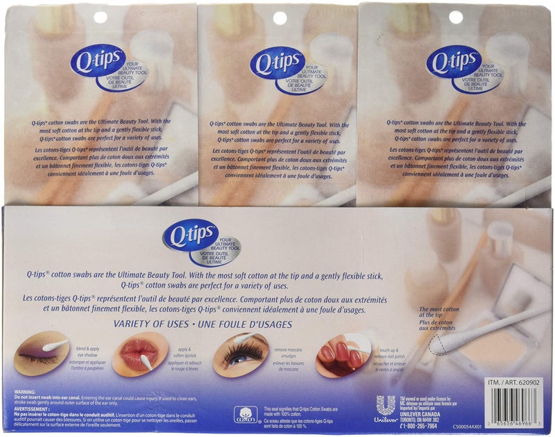 Q-tips 3 x Q-tips Cotton Swabs, 625 ct - Image 2