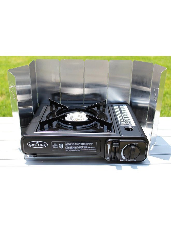 GasOne Aluminum 10 Plates Windscreen: for Use with Gas One Stove and Other Backpacking Stoves, Camping Stoves, Butane Stoves, Alcohol Stoves with Carrying Case - Image 5