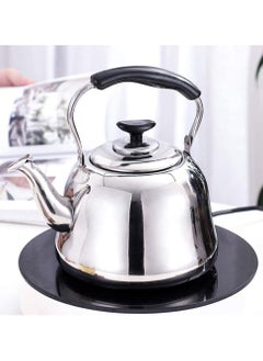 Stainless Steel Whistling Teapot 1 Liter, Silver sold by Black Fire