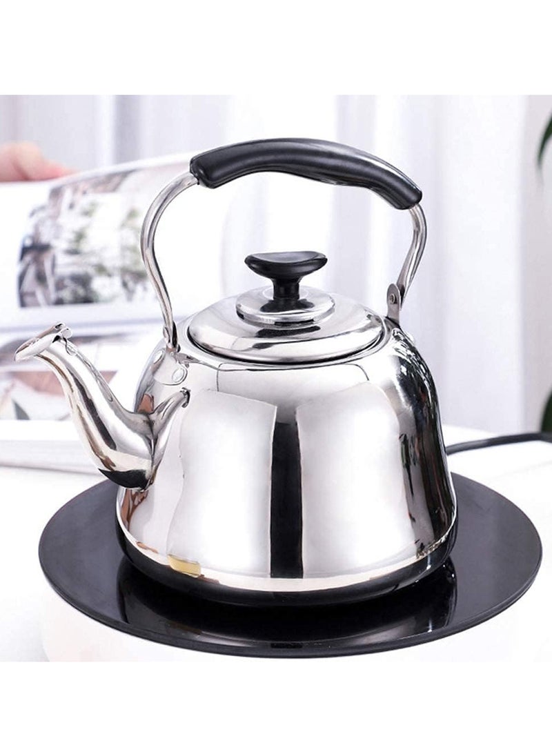 Generic - Stainless Steel Whistling Teapot 1 Liter, Silver sold by Black Fire - Image 1