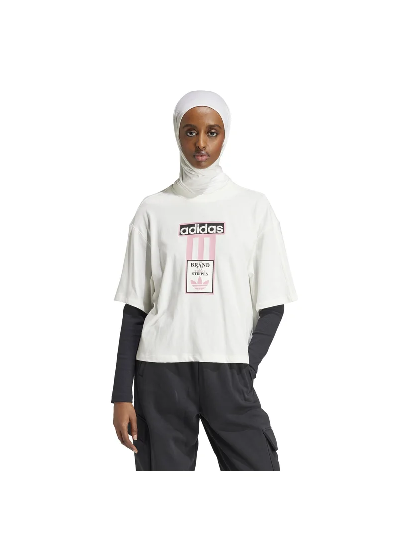اديداس adidas ABRK TEE White Originals Women T-SHIRTS