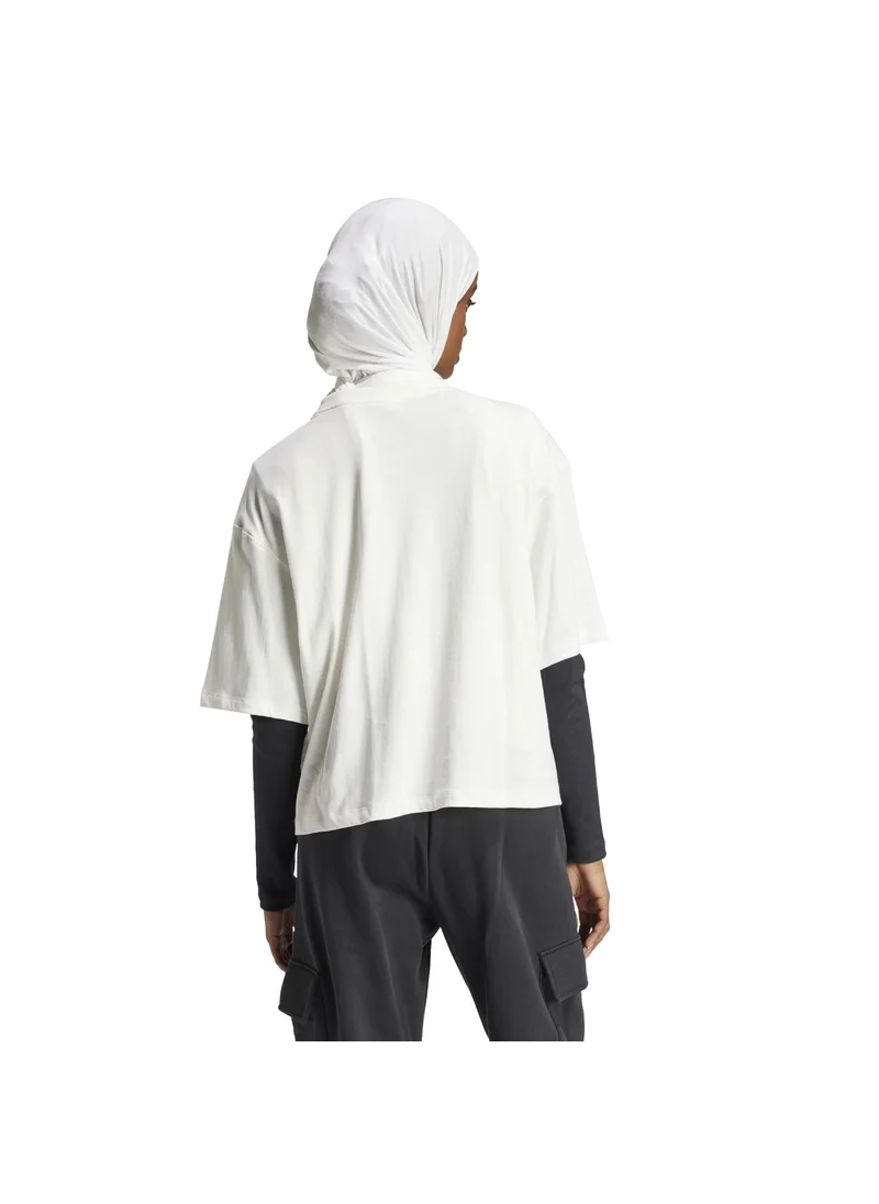 اديداس adidas ABRK TEE White Originals Women T-SHIRTS