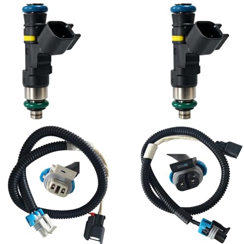 Gautory 0280158197 Fuel Injectors Compatible with Polaris Ranger 800 20112017 Ranger Crew 800 20112014 Ranger XP 800 20122013 RZR 800 20112014 Replaces 1204318 1204319 GX1111IJ117XG 2pcs - Image 1