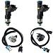 Gautory 0280158197 Fuel Injectors Compatible with Polaris Ranger 800 20112017 Ranger Crew 800 20112014 Ranger XP 800 20122013 RZR 800 20112014 Replaces 1204318 1204319 GX1111IJ117XG 2pcs - Image 2