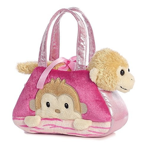 Aurora World Fancy Pals PeekABoo Monkey Pet Carrier Multicolor 7 inches - Image 5