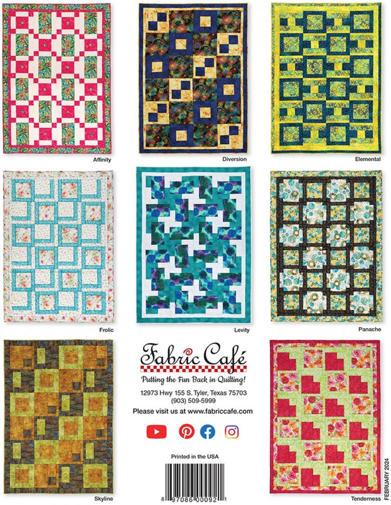 Fabric Cafe Make It Easy with 3-Yard Quilts Pattern by Fabric Cafe - Image 2