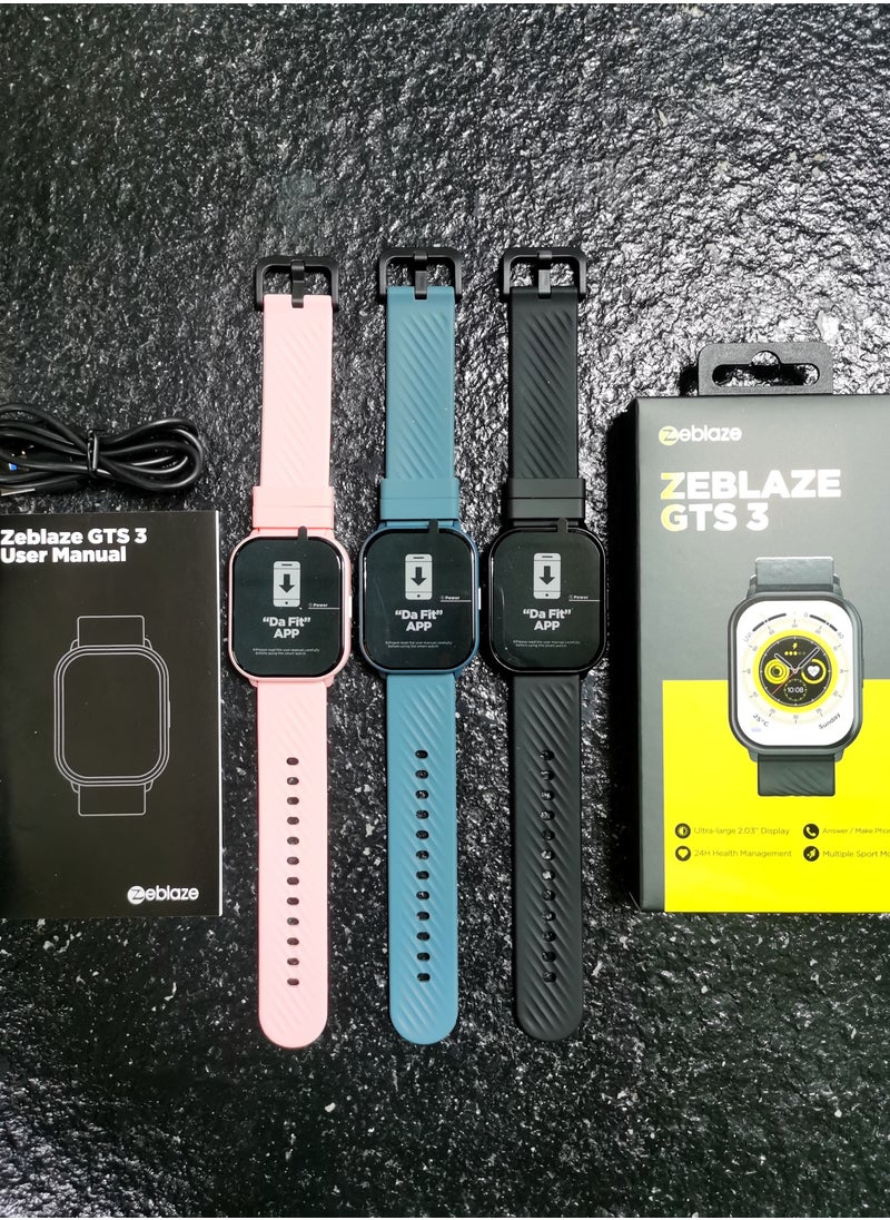 Zeblaze - Smart Watch 2.03" 280mAh Smart Watches for Men Women Bluetooth Make/Answer Calls Fitness Modes and Sleep Modes Multi-app Message Reminder Multi Language - Image 1