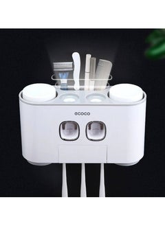 ecoco ecoco double sided adhesive toothbrush toothpaste bathroom suppies shower and shampoo holder various colors  - Image 4