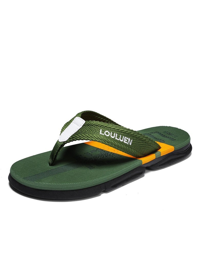 LOULUEN New Fashionable Herringbone Beach Slippers 