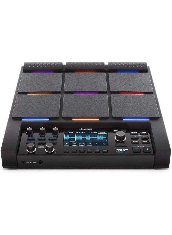 Alesis 9 Trigger Percussion Pad with RGB Backlighting Sampler Looper - Image 3