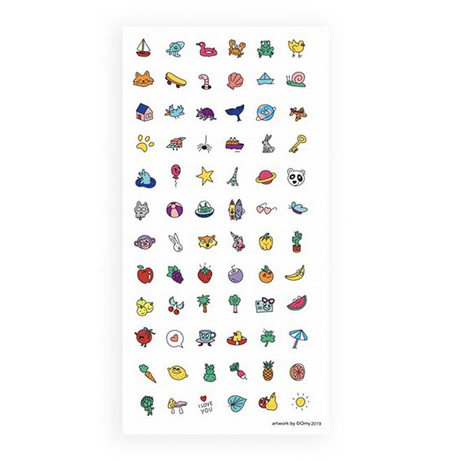 Nailmatic Kids Nail Stickers - Happy Nails - Image 1