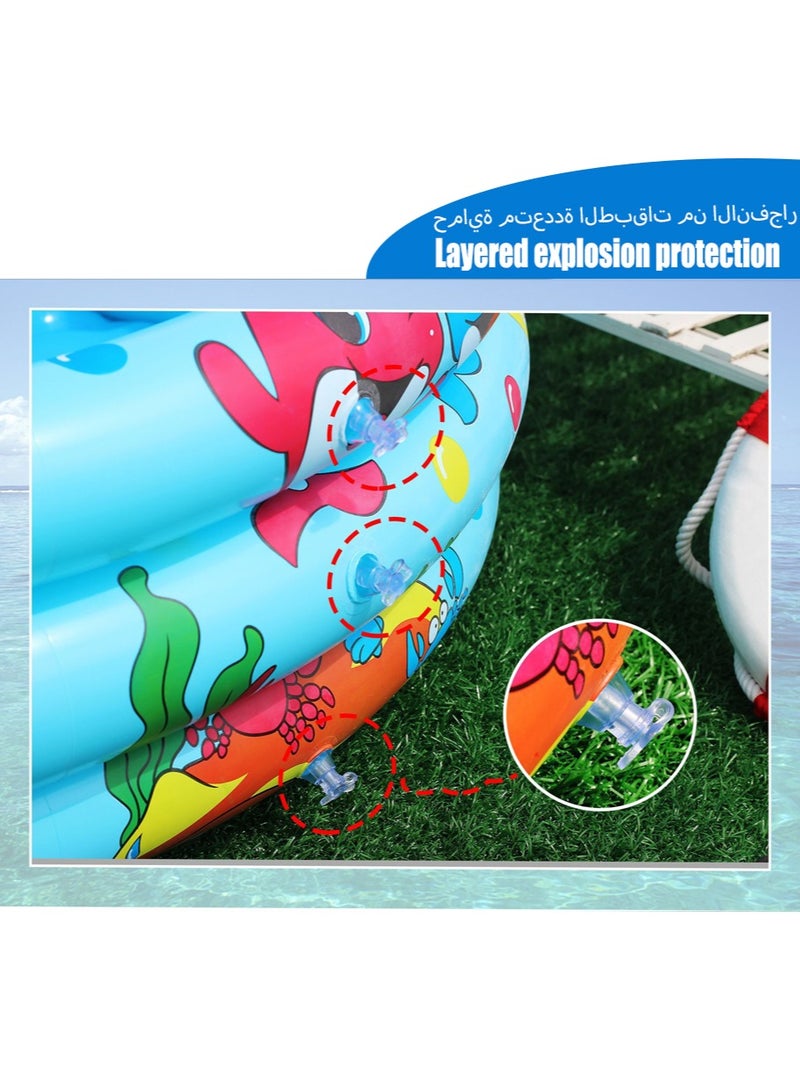 Children's swimming pool, home paddling pool, children's swimming pool, inflatable round swimming pool - Image 5