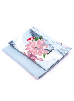 snooze Fitted Bed Sheet set 2pcs, 120*200 cm+ Free Pillowcase, Swan design  - Image 5
