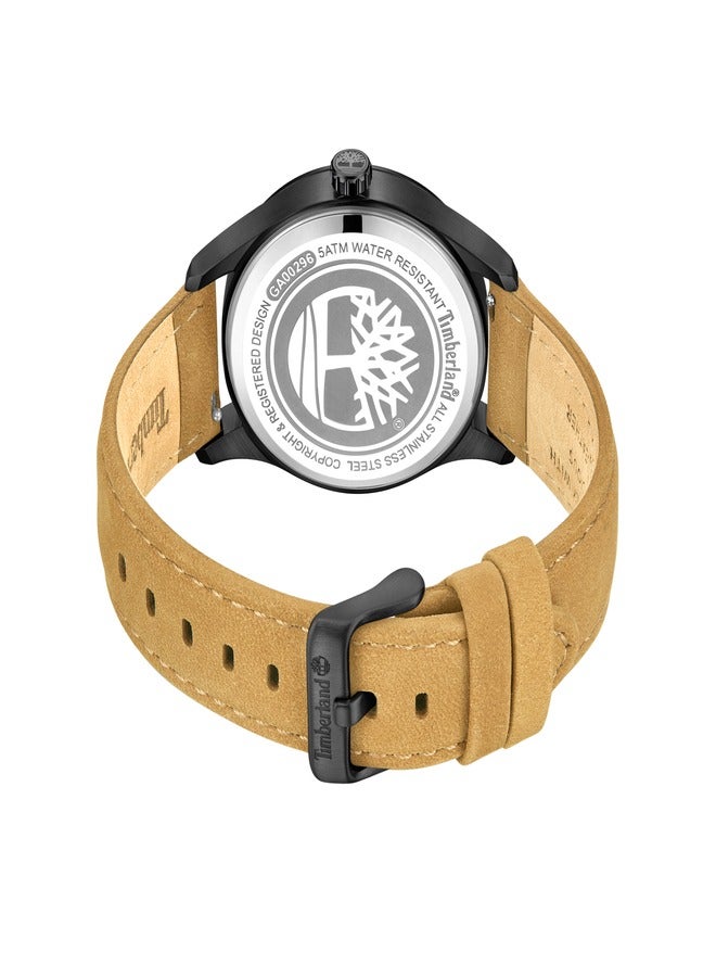Timberland Men Timberland Rambush Watch With Brown Leather Strap 42MM 5 ATM  - TDWGA0029601 - Image 4