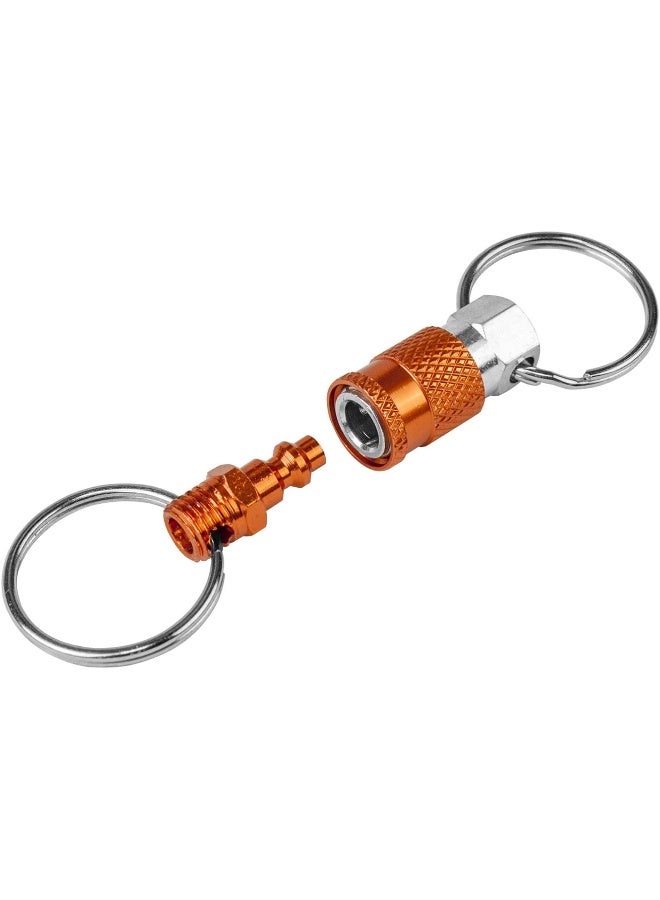 Freeman KEYQC3 Pull Apart Coupler Keychain with 2 Split Rings, 3 Pack - Image 3