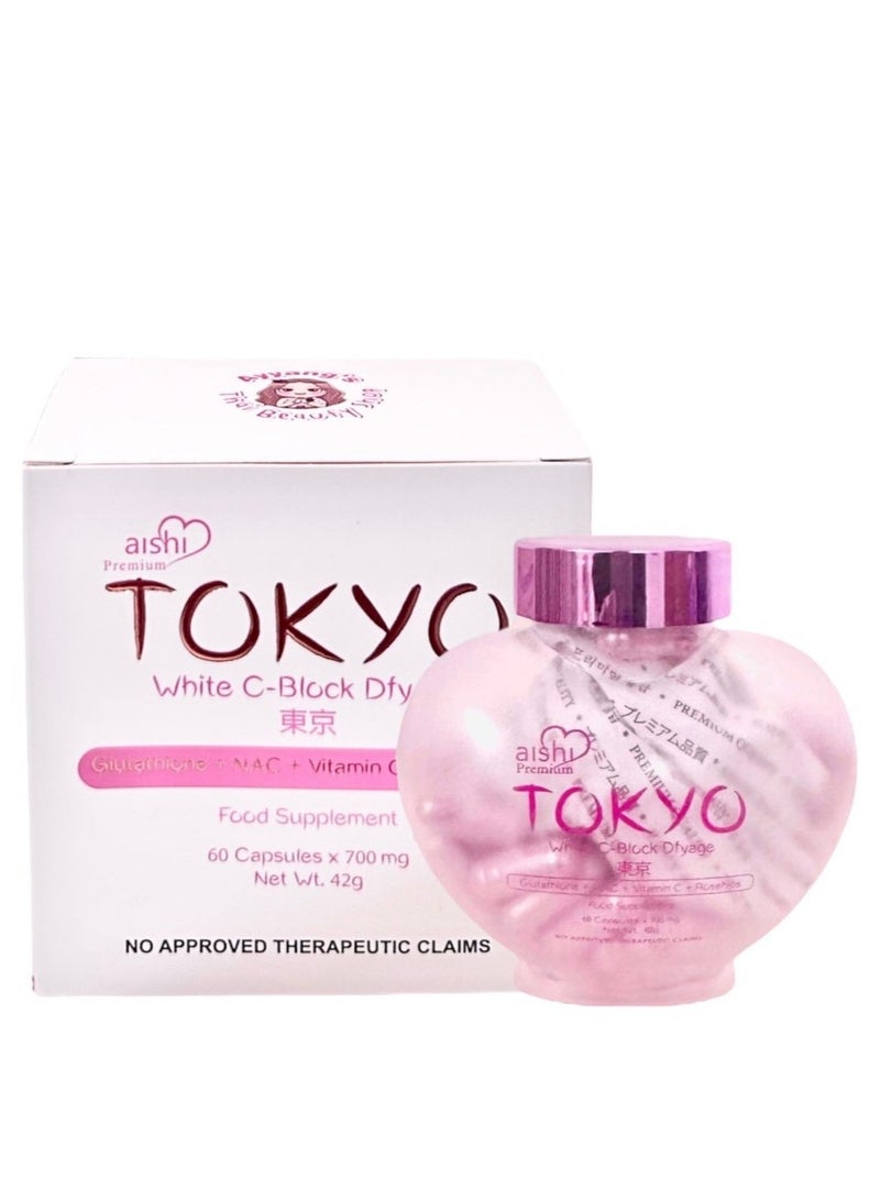 Aishi Tokyo White C-Block Dfyage (Premium 42,000mg Japan Glutathione)