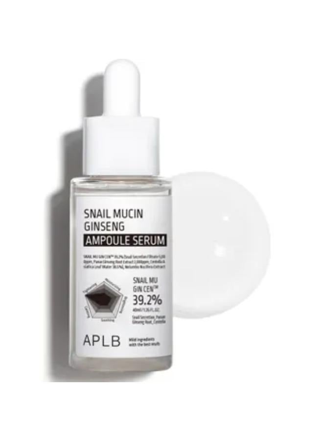مصل أمبولة مخاط الحلزون والجينسنغ 40 مل
