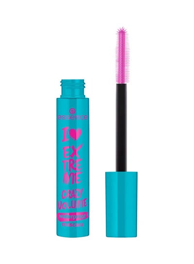 Essence | I Love Extreme Crazy Volume Waterproof Mascara 12ml | Black | Volumizing & Long Lasting | Smudge Proof | Bold Eye Makeup | Intense Colour | Curling & Extension Effect Waterproof Black