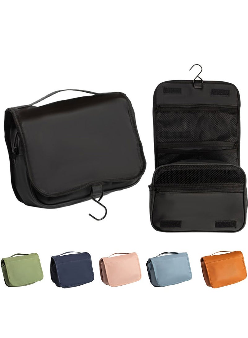 شنطة حمام سفر بتتعلق، ضد المية وبجيوب شبكية، لونها أسود - Image 1