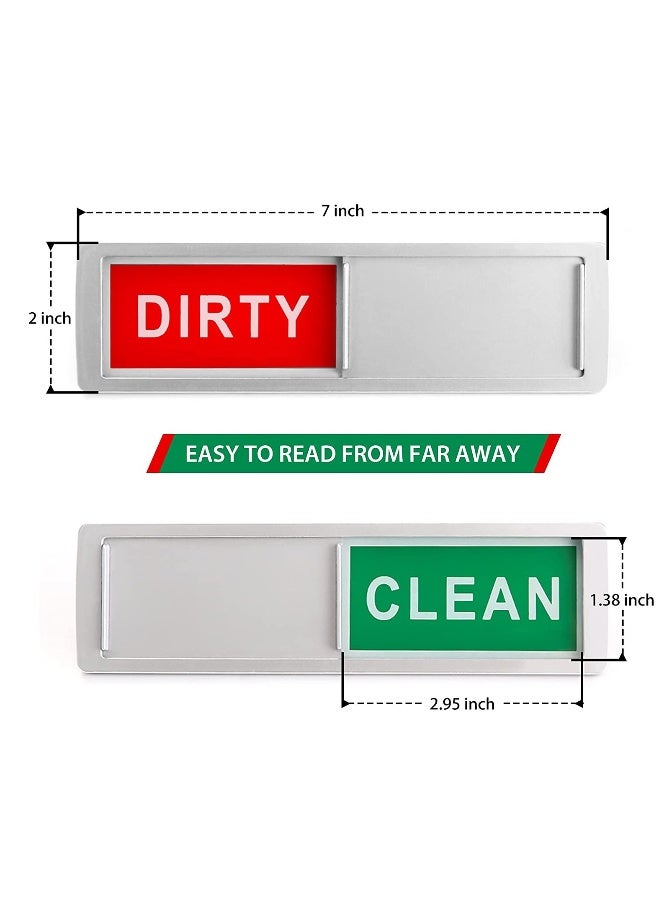 Dishwasher Clean Dirty Magnet Sign, Clean Dirty Magnet for Dishwasher Upgrade Super Strong Magnet - Image 4