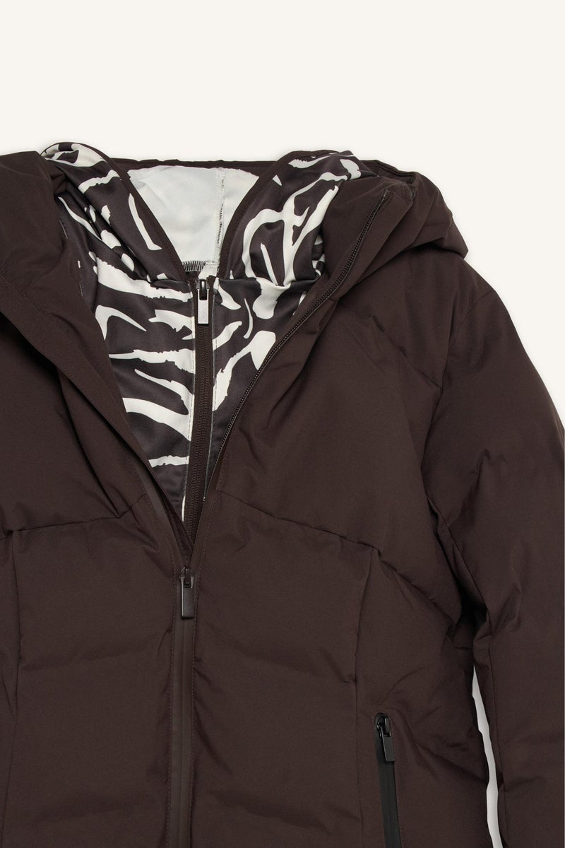 DeFacto Brown Woman Waterproof Regular Fit Puffer Jacket Casual - Image 4