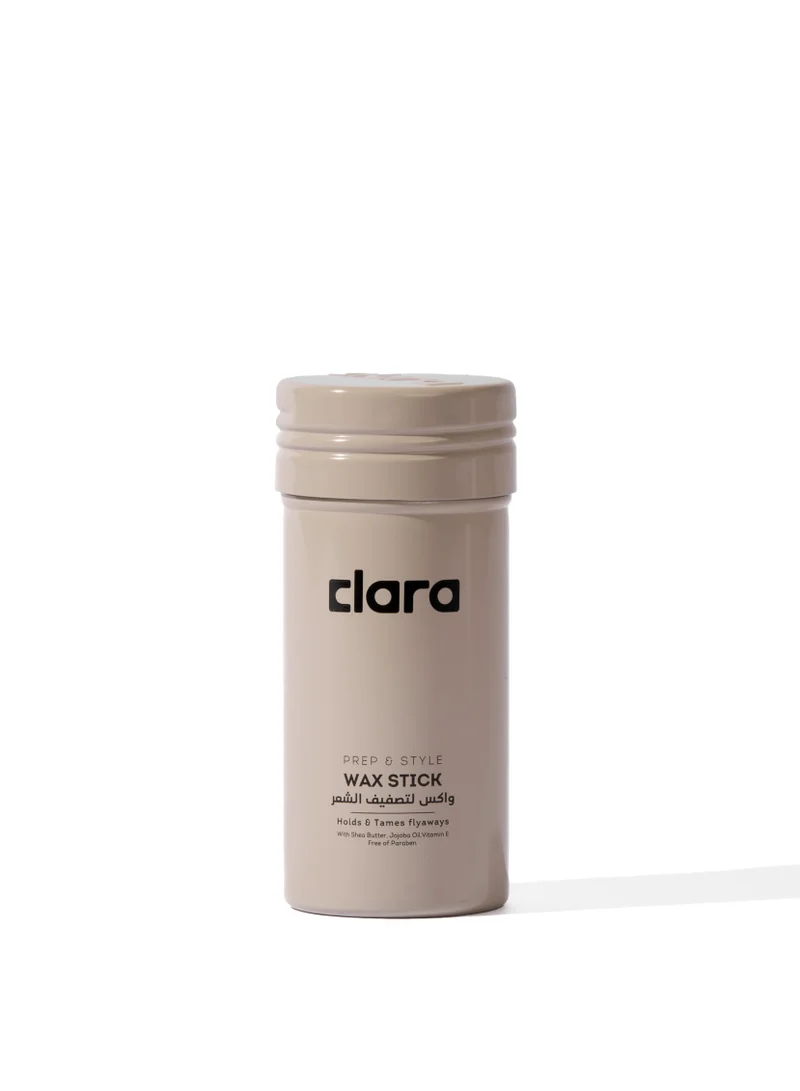 Clara Clara Hair Styling Wax Stick – Anti Frizz Hair Wax Stick for Flyaways & Baby Hairs – Soft Hold Hair Slick Stick for Sleek Back Styles – Hair Smoothing Stick with Shea Butter – 75ml