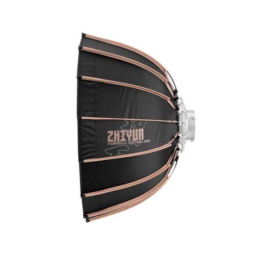 ZHIYUN Parabolic Light Softbox 24inch60cm Light Dome Quick Release with Bowens Mount for ZHIYUN Molus G60 X100 G200 X60 B100 B200 B300 B500 X100 Video Light - Image 1